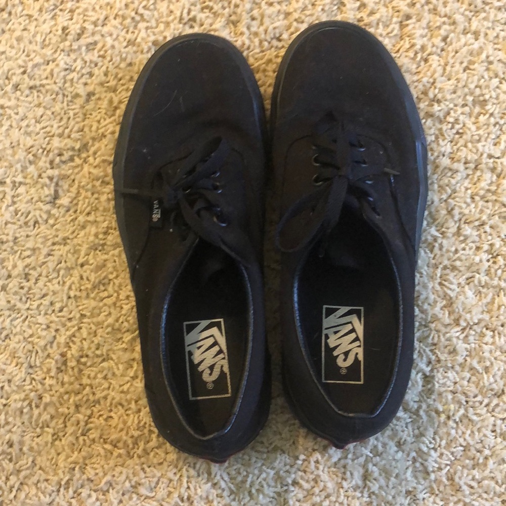 black vans! NWOT